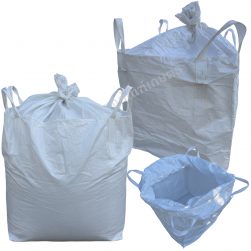 ถุงบิ๊กแบ๊ค big bag จุ 1,000 กก. 4 หู ปากกระโปรง ก้นปิด